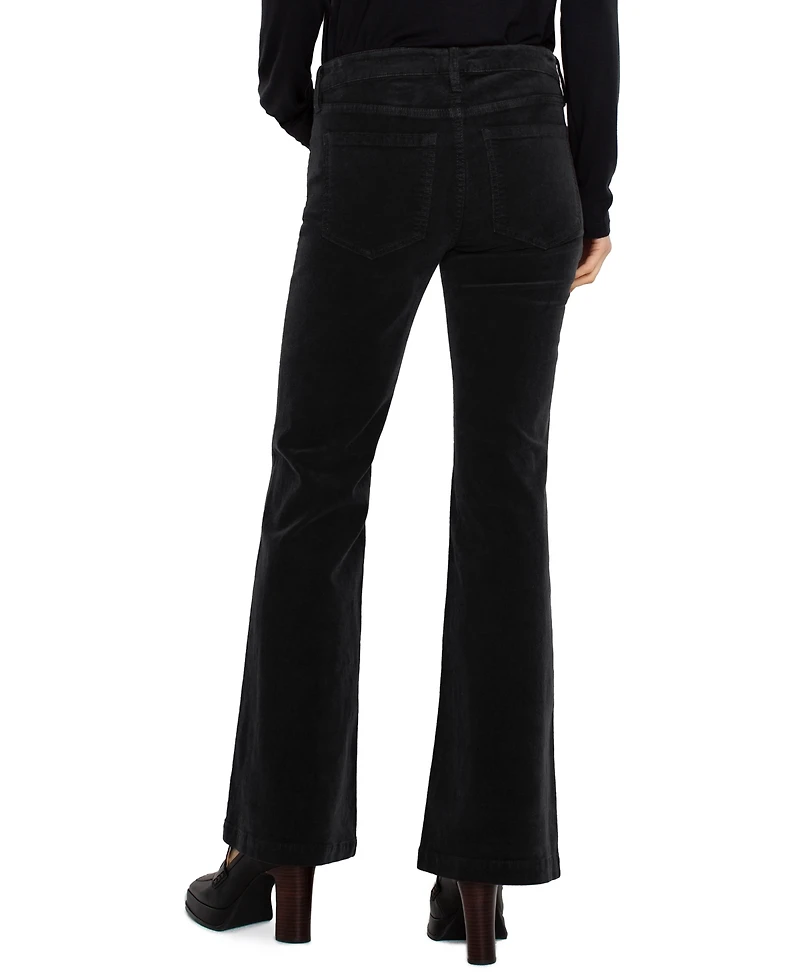 Liverpool Los Angeles Petite Corduroy Hannah Flare Jeans