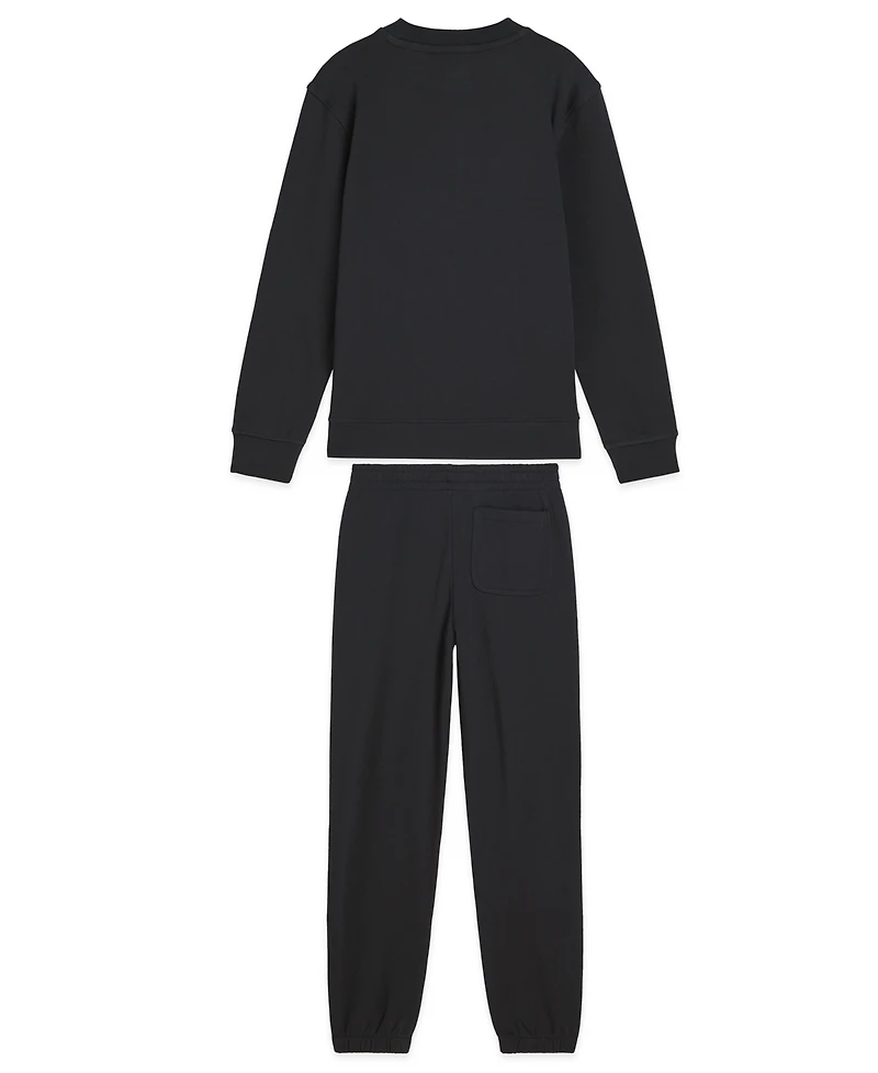 Scotch & Soda Boys 4T-7 2-Piece Graphic Crewneck Sweatshirt and Jogger Pants Set