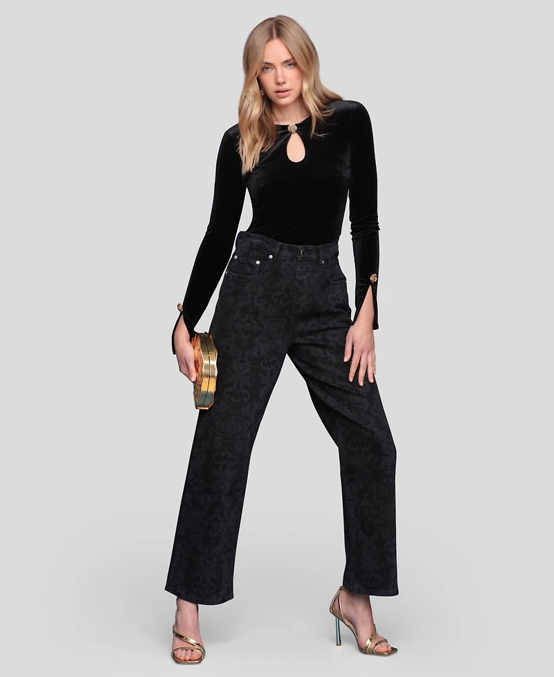 Avec Les Filles Women's Long Sleeve Top