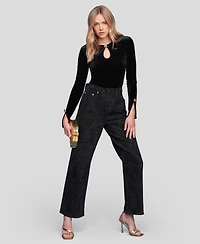 Avec Les Filles Women's Long Sleeve Top