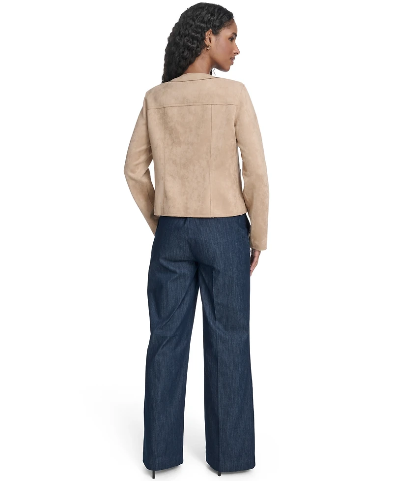 Tommy Hilfiger Women's Long Sleeve Snap Front Jacket