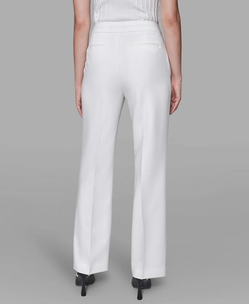 Karl Lagerfeld Paris Women's Wide-Leg Ankle Pants