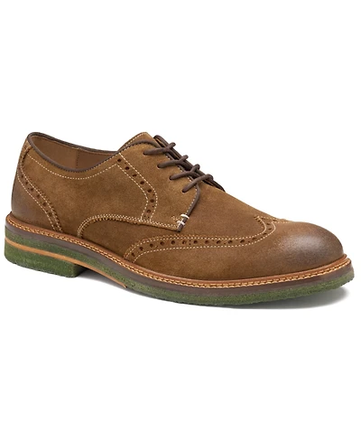 Johnston & Murphy Men's Calder Wingtip Round Toe Casual Shoes
