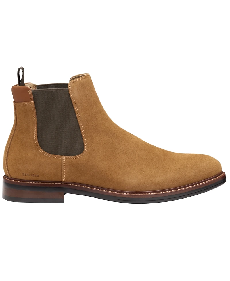 Johnston & Murphy Men's Durham Chelsea Round Toe Boots