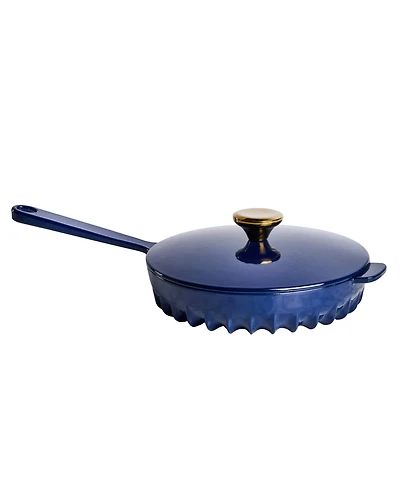Fireup Cookware Rapid Heat Enameled Cast Iron 10" Frying Pan with Lid