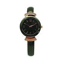 Gunmetal Rose Gold Olivia Pratt Classic Every Day Metal Bangle Watch