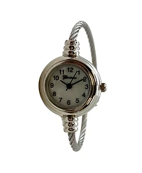 Olivia Pratt Pack #2 3-Pack Fashion Analog Bangle Cuff Wrist Bracelet Wire Bangle Women Watch