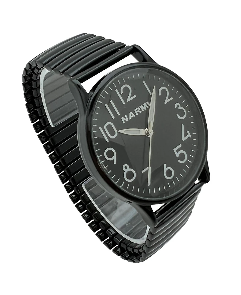 Olivia Pratt Black Stretch and Classic Analog Women Watch