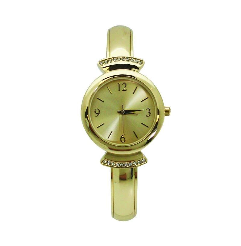 Gold Olivia Pratt Classic Every Day Metal Bangle Watch