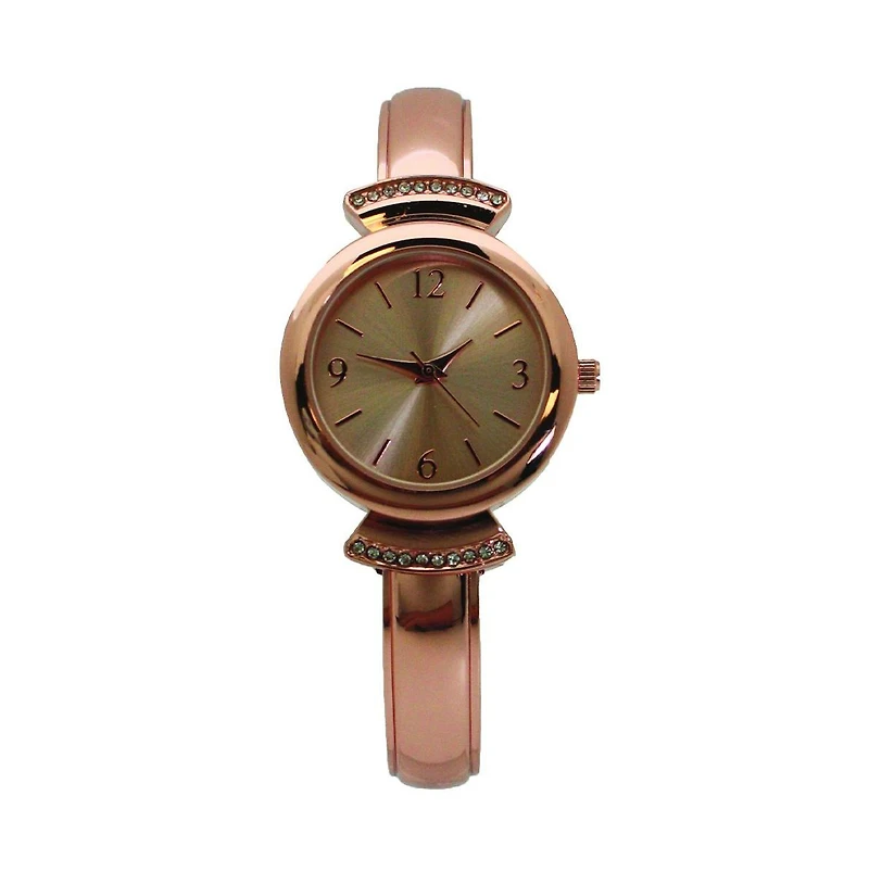 Olivia Pratt Rose Gold Olivia Pratt Classic Every Day Metal Bangle Watch