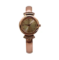 Olivia Pratt Rose Gold Olivia Pratt Classic Every Day Metal Bangle Watch