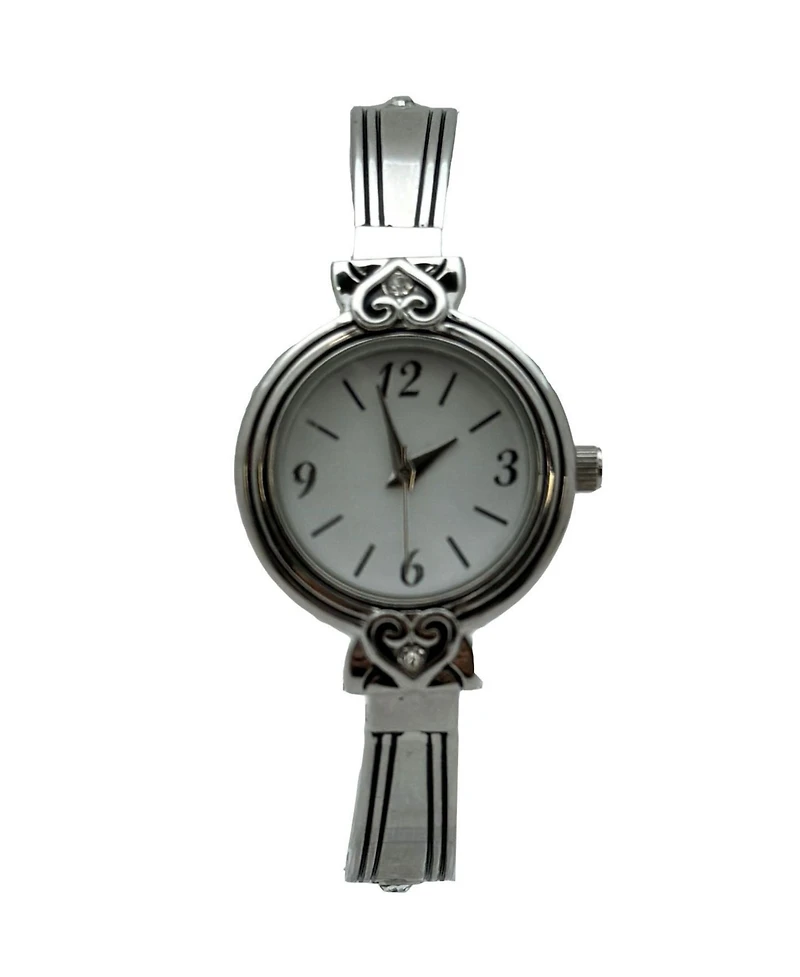 Olivia Pratt Elegant Heart Detailed Cuff Women Watch