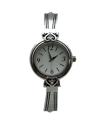 Olivia Pratt Elegant Heart Detailed Cuff Women Watch