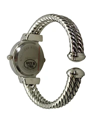 Silver Elegant Classy Roman Numerals and Details Women Watch