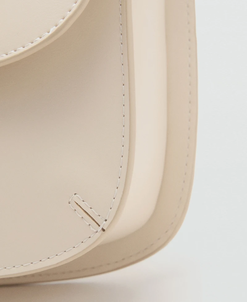 Mango Women's Flap Crossbody Bag