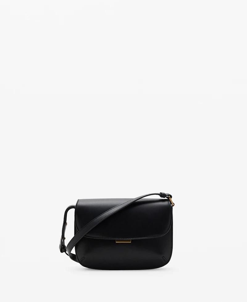 Mango Women's Flap Crossbody Bag