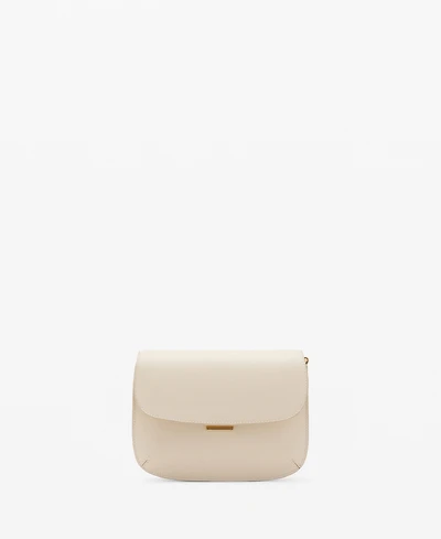 Mango Women's Flap Crossbody Bag