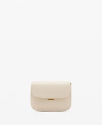 Mango Women's Flap Crossbody Bag