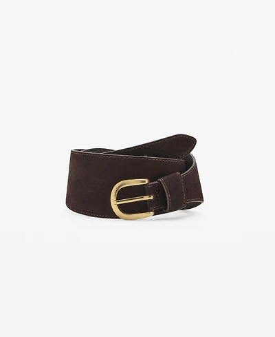Mango Women's Suede Obi Belt