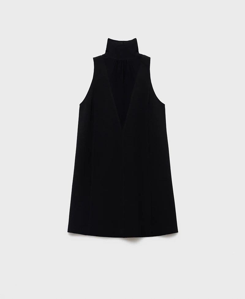 Mango Women's Bow Cut-Out Detail Short Dress