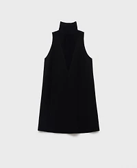 Mango Women's Bow Cut-Out Detail Short Dress