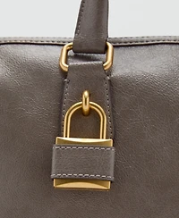 Mango Women's Rectangular Handles Handbag