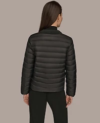 Donna Karan Weekend Women's Collared Puffer Jacket