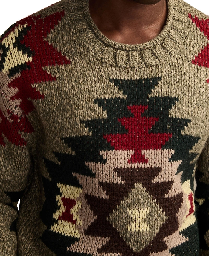 Lucky Brand Men's Crewneck Novelty Sweater