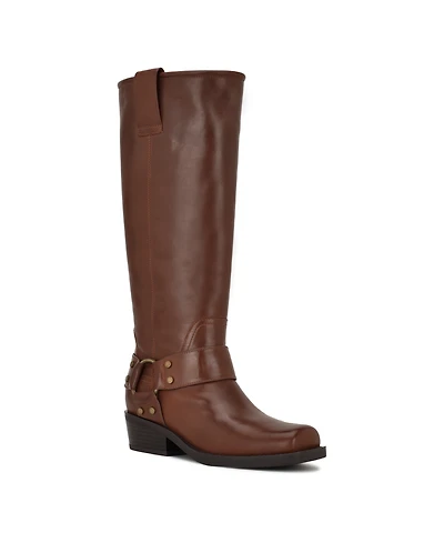 Nine West Women's Fawsta Tall Square Toe Boots