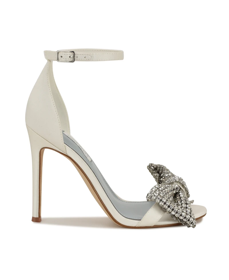Nine West Women's Tansie Bridal High Stiletto Dress Sandals
