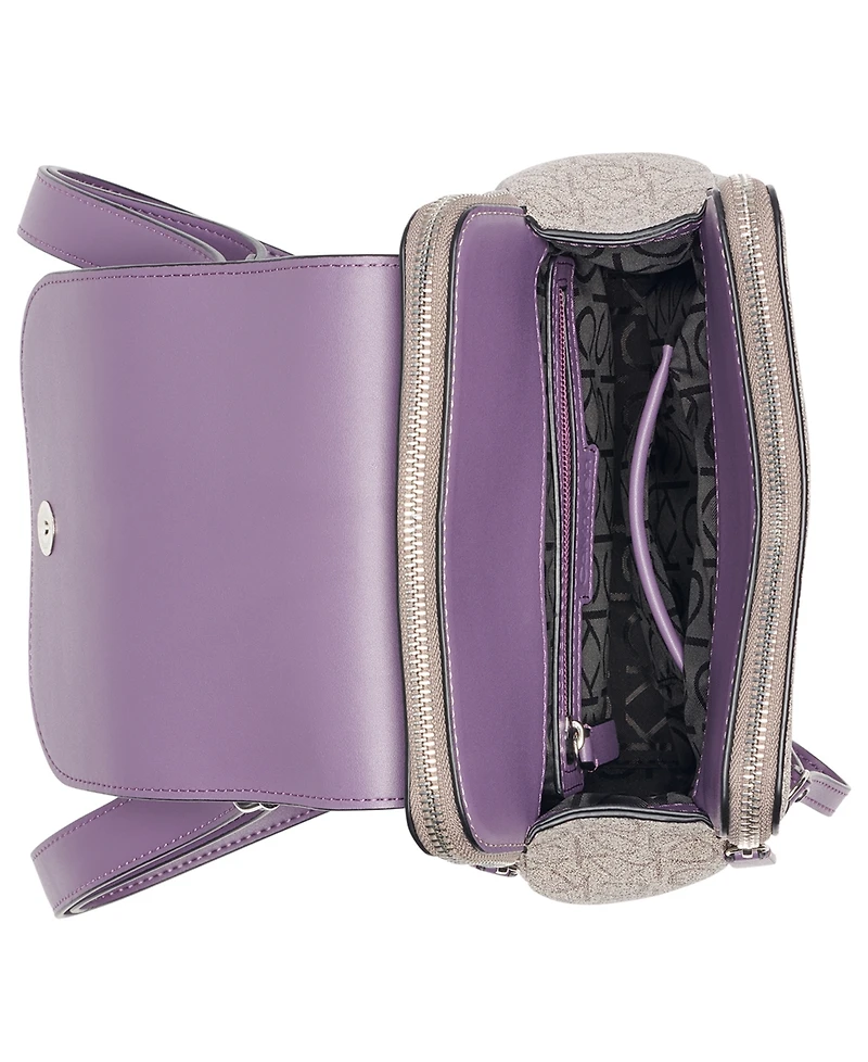 Calvin Klein Garnet Signature Triple Compartment Backpack
