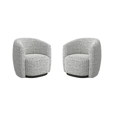 Parker Living Polyester Tatum - Nightshade Swivel Accent Chair