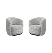 Parker Living Polyester Tatum - Nightshade Swivel Accent Chair