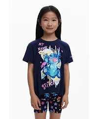 Desigual Girls Girls's Stitch V-neck T-shirt