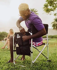 Oniva by Picnic Time Portable Folding Sports Chair