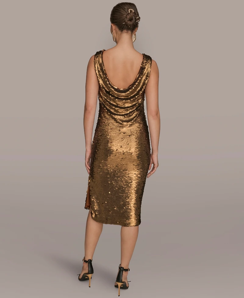 Donna Karan New York Women's Sequin Detail Dress