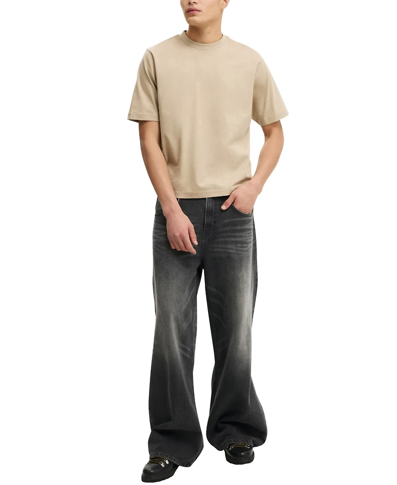 Cotton On Men's Cropped Fit T-Shirt