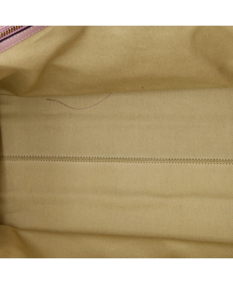 Pre-Owned Versace Large La Medusa Tote All Over Logo Canvas