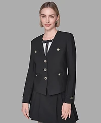Karl Lagerfeld Paris Women's Embellished Long-Sleeve Jacket