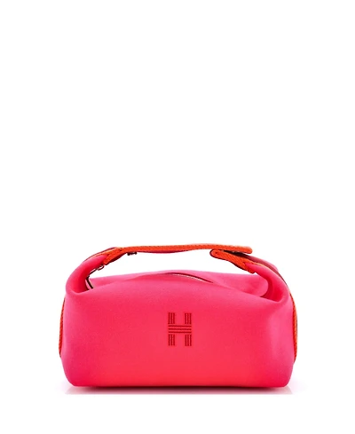 Pre-Owned HERMA‰S Pm Bride-a-Brac Travel Case Toile