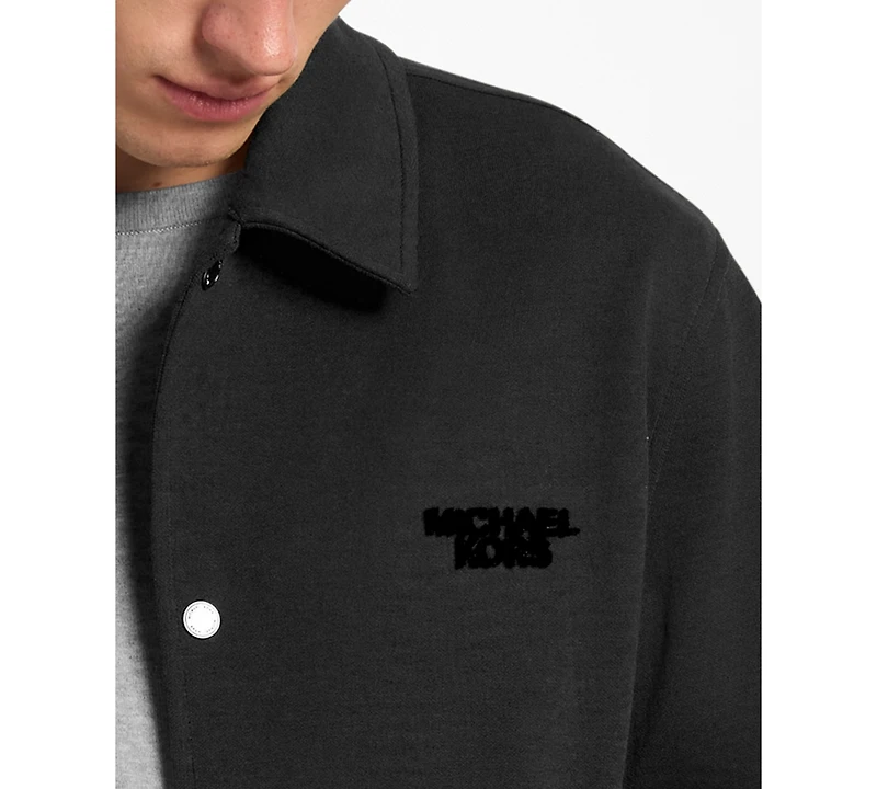 Michael Kors Men's Collared Long Sleeve Jacket