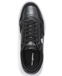 Karl Lagerfeld Paris Men's Side Embroidered Profile Logo Sneakers