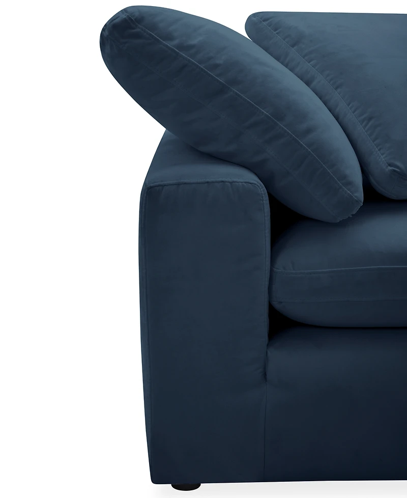 Furniture Fog -Pc. Fabric L-Sectional Ottoman End Sofa Set