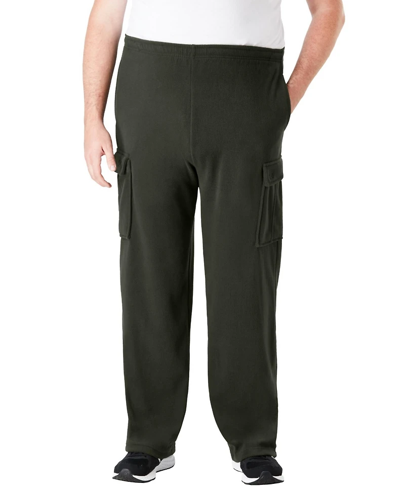 KingSize Big & Tall Explorer Plush Fleece Cargo Pants