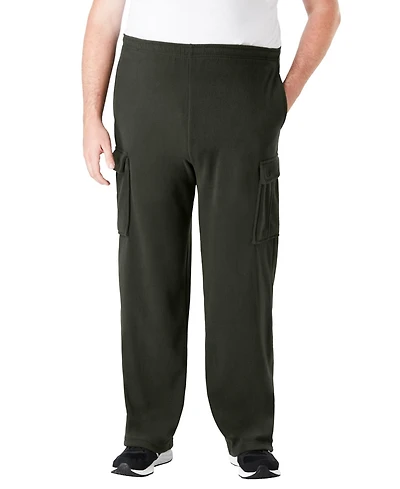 KingSize Big & Tall Explorer Plush Fleece Cargo Pants