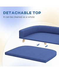 PawHut Dog Sofa Couch with Washable Cushion for Large Dogs, Cats,
