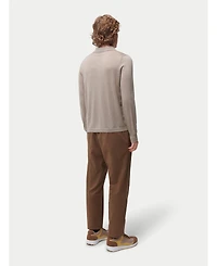 Gobi Cashmere Men's Cashmere Silk Polo-Neck Cardigan