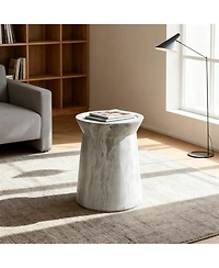 Streamdale Cement Outdoor Accent Table