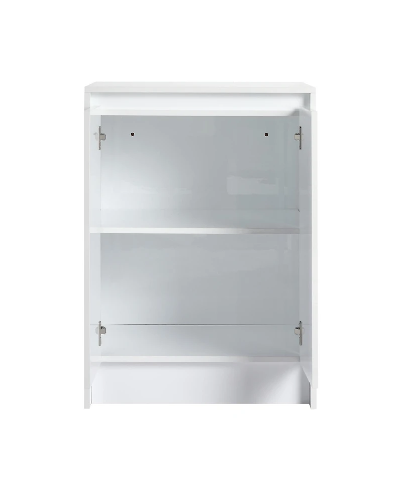 Streamdale 72" White Vanity Combo: 4-Storage & 2-Wall Cabinets, Soft Close