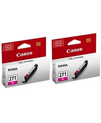Canon Cli-271 6.5ml Magenta Ink Tank for Select Pixma Printers, 2-Pack
